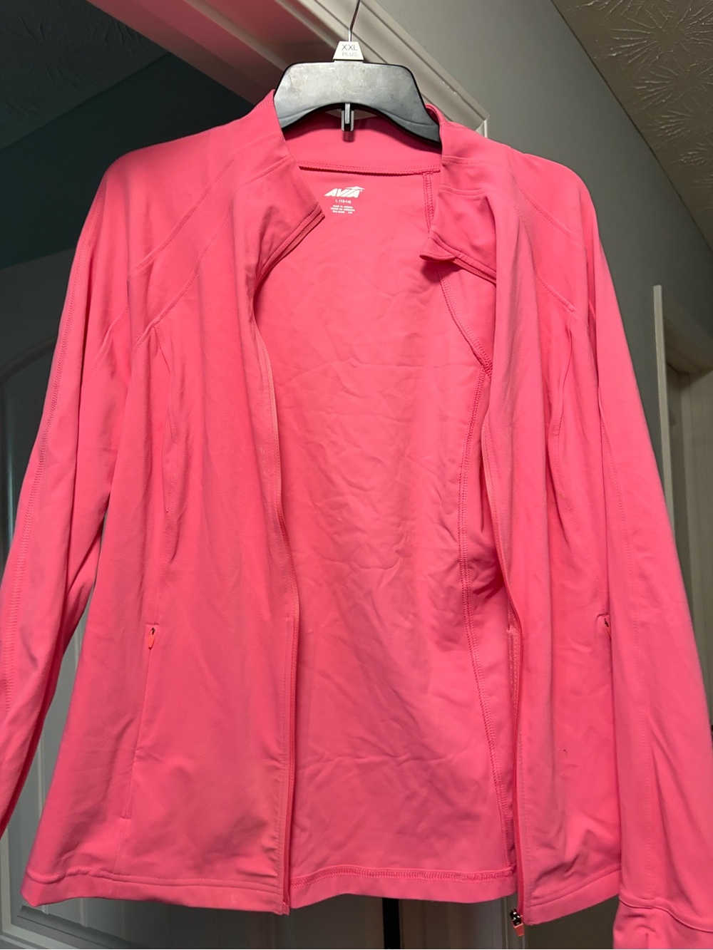 Avia Pink Full-Zip Utility Jacket